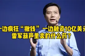 一边疯狂“撒钱”，一边融资10亿美元，雷军葫芦里卖的什么药？视频封面