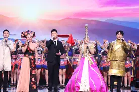 #百花迎春 陈赫、乌兰图雅、扎西顿珠等演唱《唱支山歌给党听》视频封面