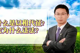 什么是以租代征？以租代征为什么违法？视频封面