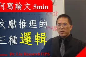 如何写论文5分钟系列短视频09文献分析的三种逻辑推理方法视频封面