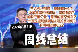 周评：美股分化，三大央行加息，中美对话结束，下周A股怎么走？视频封面