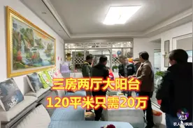 120平米新房只要20万，花园小区三房两厅太值了，枫枫感叹超划算视频封面