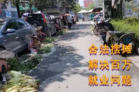 国家允许合法摆摊，解决百万就业问题，看看街道随处可见移动摊位视频封面