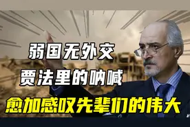 弱国无外交，叙利亚外交官贾法里悲凉的背影，中国凭什么能崛起？视频封面
