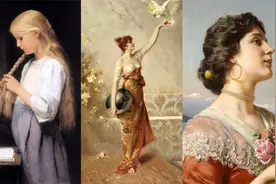 Conrad Kiesel 画笔下的女人美得不可方物 高清视频欣赏视频封面