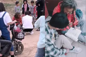 高手在民间天才在流浪！流浪大叔给人辅导英语，大伙慕名而来视频封面
