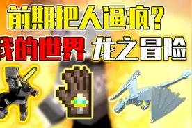 前期把人逼疯的整合包？难度系数要上天！我的世界龙之冒险