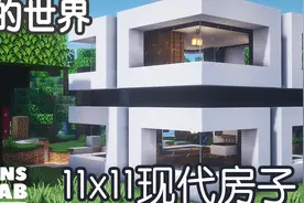 【我的世界】11x11现代房子 建筑教学