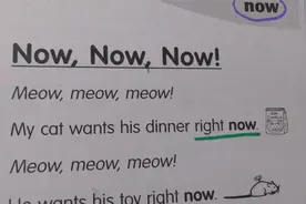 幼儿英语高频词汇打卡——高频词汇诗歌《now，now，now现在现在视频封面