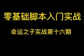 游戏脚本之零基础制作游戏脚本之命运之子实战入门第十六期