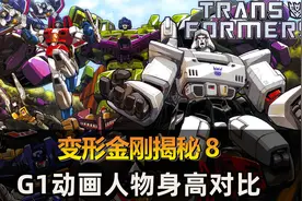 变形金刚揭秘8：G1变形金刚动画人物身高对比视频封面