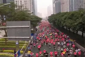 广马今天鸣枪开跑，2万名选手参赛，现场一波美图靓爆羊城视频封面