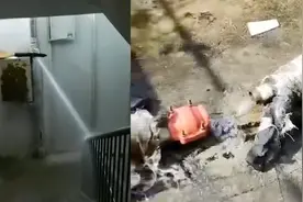 武汉一小区沉降后又现水管炸裂脱节，住户称像地震，官方：将排查视频封面
