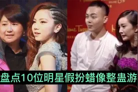 盘点10位明星假扮蜡像整蛊游客，杨幂不愧是演员，表演真是太像了视频封面
