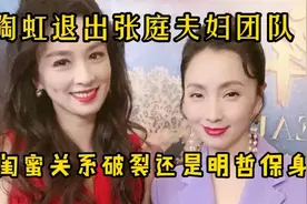 陶虹被曝与张庭夫妇散伙，已确定撤资，是闺蜜破裂还是明哲保身视频封面