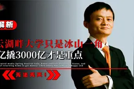 引人深思！马云湖畔大学被除只是冰山一角，30亿撬3000亿藏不住？视频封面