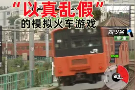 “以真乱假”的模拟火车游戏，网友：“画面也太真实了”视频封面
