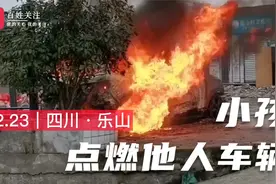 小孩点燃他人车辆致报废 四川乐山消防：家长正协商赔偿视频封面