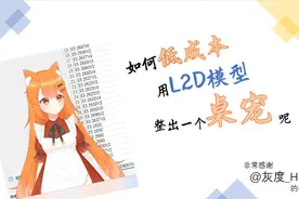 怎么将L2D模型转化为桌宠呢？试试这个低成本甚至0成本的办法视频封面