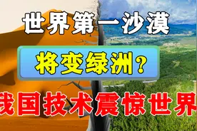 33万平方公里塔克拉玛干沙漠变绿洲这有可能吗？对我国有何好处？视频封面