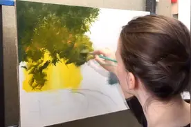 一口气画个秋天！丙烯大神维克多教你处理绘画中明暗冷暖！视频封面
