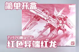 这个儿子有点贵！万代PB限定 MG红异端 红龙装备高达模型板件属性视频封面