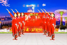 小慧广场舞《正月十五闹花灯》洋溢着吉祥欢乐，正反演示附教学视频封面