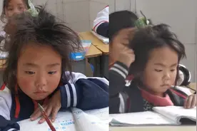 一到数学课，小可爱的头发就开始炸，老师哭笑不得：有那么难吗视频封面