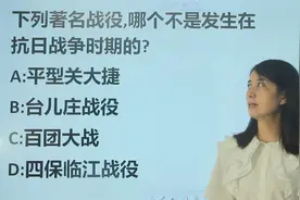 公考行测题：著名战役中，哪一个不是发生在抗日战争时期视频封面