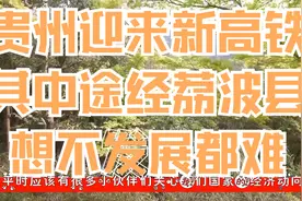 贵州迎来新高铁，其中途经荔波县，想不发展都难视频封面