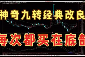 神奇九转最经典的改良，自动提示股票买卖，让你每次买入都在底部