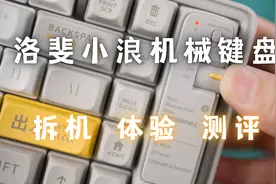 为颜值买单：洛斐小浪机械键盘体验总结（内附拆机换轴视频）！！视频封面