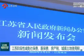 江苏阶段性减免社保费、医保费、房产税、城镇土地使用税视频封面