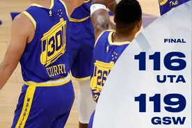 NBA集锦：爵士116-119勇士 库里36+6克拉克森41分 勇士三连胜视频封面