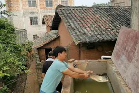 3平米水池养了10条鱼，一年后把水放干，捞起一看乐坏了视频封面