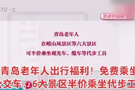 青岛老年人出行福利！免费乘坐公交车，6大景区半价乘坐代步工具视频封面