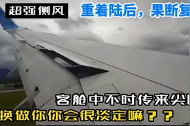 恶劣天气客舱视角下飞机左右摇晃，重着陆触地后复飞，机长太赞了视频封面