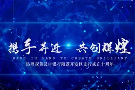 汉口银行阳逻开发区支行成立十周年视频封面