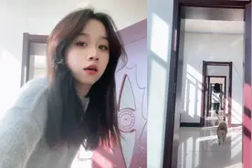 女子和柯基在家狂奔，网友被她家奇特构造惊呆：一个屋挨着一个屋视频封面