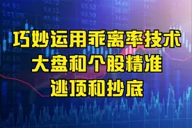 A股：巧妙运用乖离率技术！大盘和个股精准逃顶和抄底视频封面