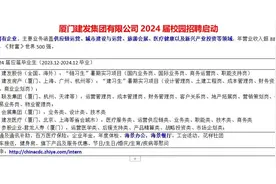 厦门建发集团2024届校园招聘启动视频封面