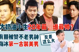 老外看曾经的奶油小生，20年前谁最帅？黄海冰不愧是第一古装美男视频封面