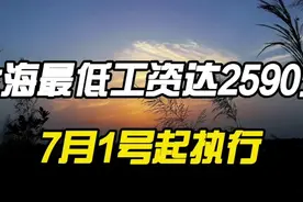 上海调整最低工资达2590元，7月1号起执行 #养老爆款星计划#视频封面