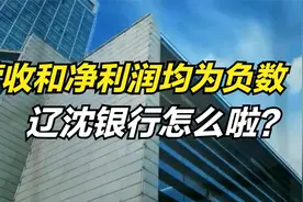 辽沈银行发布2021年年报，营收和归母净利润均为负，你怎么看？视频封面