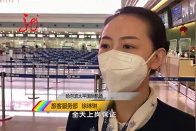 突降暴雪 哈尔滨机场取消260次航班 旅客出行受到影响视频封面
