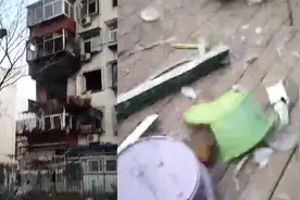 突发！唐山一小区发生爆炸，现场惨烈，生活用品被炸飞散落满地视频封面