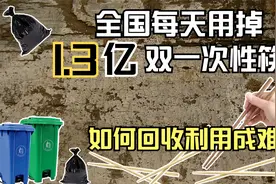 每年消耗450亿双一次性筷子，回收利用成难题？看完你就知道了