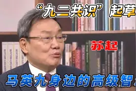 “九二共识”起草人、马英九身边的高级智囊苏起的个人简介视频封面