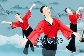 轻柔好看的古风形体舞《胡琴说》视频封面