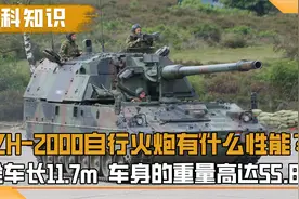 德国PZH-2000火炮有什么性能？全车长11.7m，重量高达55.8吨视频封面